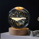 Galaxy Crystal: Astronaut-Themed 3D Galaxy Night Light USB Power Galaxy Crystal: Astronaut-Themed 3D Galaxy Night Light USB Power