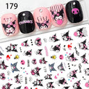 Adorable Cartoon Hello Kitty Nail Sticker Set for Nail Art Adorable Cartoon Hello Kitty Nail Sticker Set for Nail Art