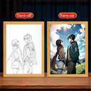 Attack On Titan LED Night Lamp For Anime Bedroom Decor Attack On Titan LED Night Lamp For Anime Bedroom Decor