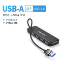 High-Speed 4-Port USB Hub Splitter for MacBook Devices Compact High-Speed 4-Port USB Hub Splitter for MacBook Devices Compact