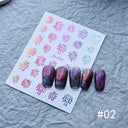 3D Sakura Blossom Nail Art Stickers for Elegant Designs 3D Sakura Blossom Nail Art Stickers for Elegant Designs