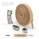 Elastic Press Lock Sneaker Laces Stylish No-Tie Flat Shoelaces Elastic Press Lock Sneaker Laces Stylish No-Tie Flat Shoelaces