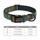 Engraved Nylon Pet ID Collar with Nameplate for Dogs Engraved Nylon Pet ID Collar with Nameplate for Dogs