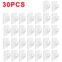 Transparent Wall Hooks: Effortless Space Organization Set Transparent Wall Hooks: Effortless Space Organization Set