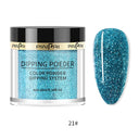 Glitter Chrome Dipping Powder for Nail Art 25 Colors Glitter Chrome Dipping Powder for Nail Art 25 Colors