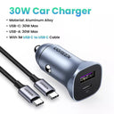 UGREEN Car Charger Type C Fast USB Charger Efficient Charging UGREEN Car Charger Type C Fast USB Charger Efficient Charging