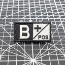 Tactical Blood Type Patch Custom Military Embroidery Gear Tactical Blood Type Patch Custom Military Embroidery Gear