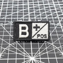Tactical Blood Type Patch Custom Military Embroidered Gear Tactical Blood Type Patch Custom Military Embroidered Gear