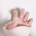 24pcs Light Green Stripe Gradient Fake Nails Full Cover Set 24pcs Light Green Stripe Gradient Fake Nails Full Cover Set