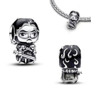 New 925 Sterling Silver Wolf Head Dumbo Pendant Beads New 925 Sterling Silver Wolf Head Dumbo Pendant Beads