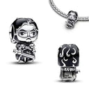 New 925 Sterling Silver Wolf Head Dumbo Pendant Beads New 925 Sterling Silver Wolf Head Dumbo Pendant Beads