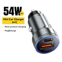 Essager USB Car Charger: Fast Dual-Port Charging Device Essager USB Car Charger: Fast Dual-Port Charging Device