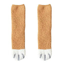 Cozy Cartoon Paw Print Fleece Socks Kawaii Comfort Cozy Cartoon Paw Print Fleece Socks Kawaii Comfort