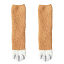 Cozy Cartoon Paw Print Fleece Socks: Kawaii Comfort Today Cozy Cartoon Paw Print Fleece Socks: Kawaii Comfort Today