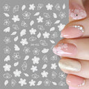 Succulent Blossom Nail Art Decals Blooming 3D Beauty Kit Succulent Blossom Nail Art Decals Blooming 3D Beauty Kit