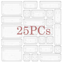 Clear Plastic Home Organizer Set For Versatile Storage Clear Plastic Home Organizer Set For Versatile Storage