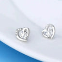 Starlight Elegance Sterling Silver Star Stud Earrings Zircon Starlight Elegance Sterling Silver Star Stud Earrings Zircon