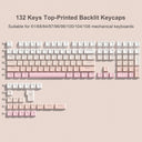 Polar Day Gradient Backlit Keycaps Set for Stylish Keyboards Polar Day Gradient Backlit Keycaps Set for Stylish Keyboards