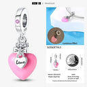 925 Silver Charm Bracelet Zircon Beads Diy Jewelry 925 Silver Charm Bracelet Zircon Beads Diy Jewelry