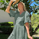 Muslin 100% Cotton Gauze Long Dress For Women Chic Sundress Muslin 100% Cotton Gauze Long Dress For Women Chic Sundress