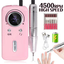 45000 RPM Electric Nail Drill Portable Nail File Home Salon 45000 RPM Electric Nail Drill Portable Nail File Home Salon