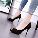 Elegant Rhinestone Stiletto Heels For Trendy Youth Fashion Elegant Rhinestone Stiletto Heels For Trendy Youth Fashion