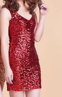 Nightclub Shiny Sundress Gown Sparkling Elegance Dress Nightclub Shiny Sundress Gown Sparkling Elegance Dress