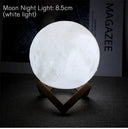 Led Moon Lamp 8cm Battery Powered Night Light For Kids Decor Led Moon Lamp 8cm Battery Powered Night Light For Kids Decor