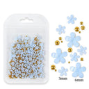Acrylic Flower Nail Art Set Sparkling Rhinestones Gems Kit Acrylic Flower Nail Art Set Sparkling Rhinestones Gems Kit
