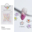 Acrylic Flower Nail Art Set Sparkling Rhinestones Gems Kit Acrylic Flower Nail Art Set Sparkling Rhinestones Gems Kit
