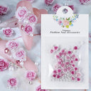 Acrylic Flower Nail Art Set Sparkling Rhinestones Gems Kit Acrylic Flower Nail Art Set Sparkling Rhinestones Gems Kit