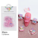 Acrylic Flower Nail Art Set Sparkling Rhinestones Gems Kit Acrylic Flower Nail Art Set Sparkling Rhinestones Gems Kit