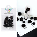 Acrylic Flower Nail Art Set Sparkling Rhinestones Gems Kit Acrylic Flower Nail Art Set Sparkling Rhinestones Gems Kit