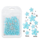 Acrylic Flower Nail Art Set Sparkling Rhinestones Gems Kit Acrylic Flower Nail Art Set Sparkling Rhinestones Gems Kit