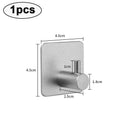 Adhesive Wall Hooks: Bathroom Coat Towel Hanger Adhesive Wall Hooks: Bathroom Coat Towel Hanger