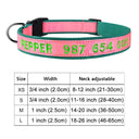Embroidered Dog Collar: Personalized Free Customization Embroidered Dog Collar: Personalized Free Customization