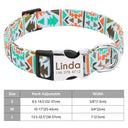Adjustable Personalized Nylon Dog Collar with Engraved ID Tag Adjustable Personalized Nylon Dog Collar with Engraved ID Tag