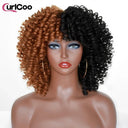 Afro Kinky Curly Wigs Ombre Heat Resistant Hair Cosplay Afro Kinky Curly Wigs Ombre Heat Resistant Hair Cosplay