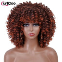 Afro Kinky Curly Wigs Ombre Heat Resistant Hair Cosplay Afro Kinky Curly Wigs Ombre Heat Resistant Hair Cosplay
