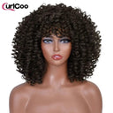 Afro Kinky Curly Wigs Ombre Heat Resistant Hair Cosplay Afro Kinky Curly Wigs Ombre Heat Resistant Hair Cosplay