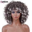 Afro Kinky Curly Wigs Ombre Heat Resistant Hair Cosplay Afro Kinky Curly Wigs Ombre Heat Resistant Hair Cosplay
