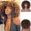 Afro Kinky Curly Wigs Ombre Heat Resistant Hair Cosplay Afro Kinky Curly Wigs Ombre Heat Resistant Hair Cosplay