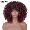 Afro Kinky Curly Wigs Ombre Heat Resistant Hair Cosplay Afro Kinky Curly Wigs Ombre Heat Resistant Hair Cosplay