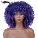 Afro Kinky Curly Wigs Ombre Heat Resistant Hair Cosplay Afro Kinky Curly Wigs Ombre Heat Resistant Hair Cosplay