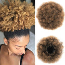 Afro Puff Kinky Curly Ponytail Hairpiece Clip-In Extensions Afro Puff Kinky Curly Ponytail Hairpiece Clip-In Extensions