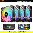 Aigo AM12 RGB Fan With Enhanced Cooling And Lighting Aigo AM12 RGB Fan With Enhanced Cooling And Lighting
