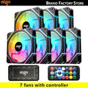 Aigo AM12 RGB Fan With Enhanced Cooling And Lighting Aigo AM12 RGB Fan With Enhanced Cooling And Lighting