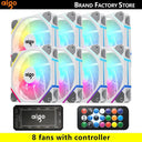 Aigo AM12 RGB Fan With Enhanced Cooling And Lighting Aigo AM12 RGB Fan With Enhanced Cooling And Lighting