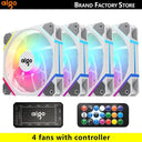 Aigo AM12 RGB Fan With Enhanced Cooling And Lighting Aigo AM12 RGB Fan With Enhanced Cooling And Lighting