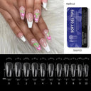 Almond French Coffin Acrylic False Nails Set Enhance Aesthetics Almond French Coffin Acrylic False Nails Set Enhance Aesthetics
